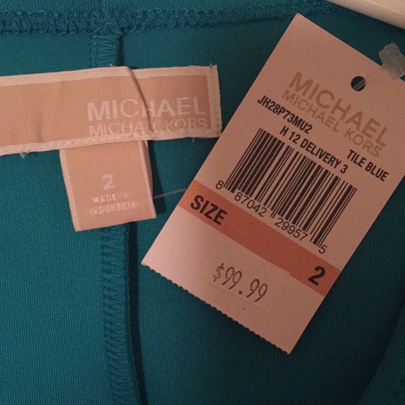 Blue and black Michael Kors dress, new with tags - Picture 3 of 3